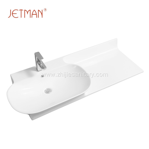 thin wash basin vessel bathroom rectangle sink